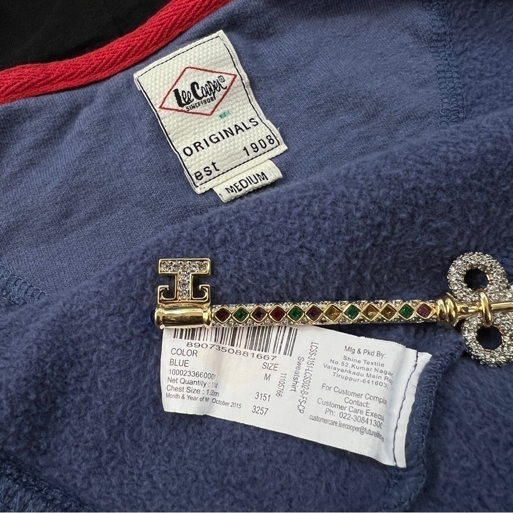 LEE COOPER ZIP UP FLORAL PRINT HOODIE - Picture 6 of 7
